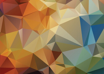 Abstract Low Poly Dimensions , Low Poly Motion Universe