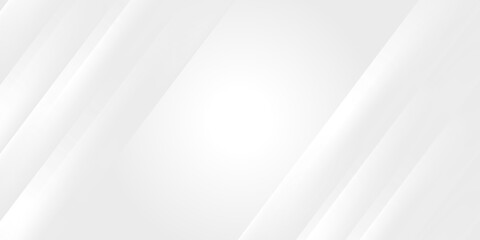 Diagonal grey gradient lines background. Abstract silver stripes wallpaper. Abstract gray tech backdrop. Oblique gris texture for graphic design, poster, banner, flyer, brochure, presentation. Vector