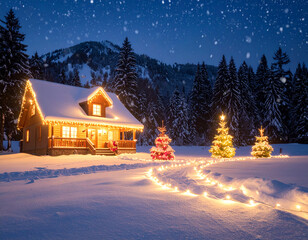 Fototapeta premium Christmas,Xmas,クリスマス mock up