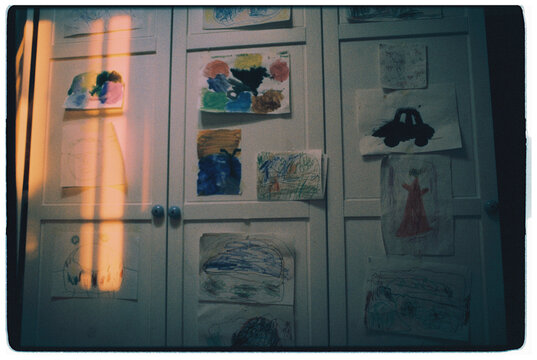 The cutest thing in the house is children's drawings.