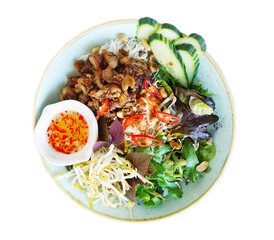 vietnamese grilled pork noodle salad 