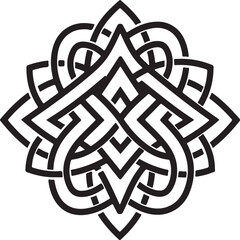 Celtic Floral Mandala Laser Cut Ornament Bundle