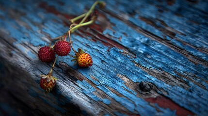 of layered popsicles in red blue and white colors melting under warm sunlight