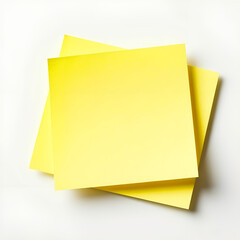 Two Yellow Sticky Notes for Reminders and Messages