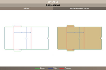 Corporate folder dieline produced through vector refinement boosting printing tone packaging structure professional die line formation supports business presentation style