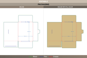 Closed folder dieline crafted using balanced vector setup refining printing clarity packaging fold steady die line framework keeps outer edges firm within compact profile