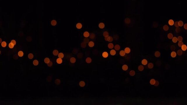 Holiday lights are shining, boken video