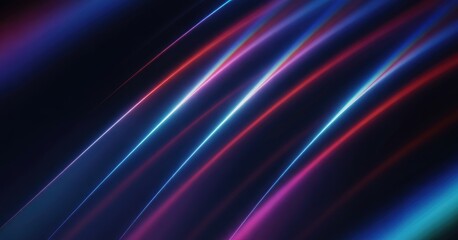 Vector Beams and Stripes in Motion Blur Isolated on Transparent Background