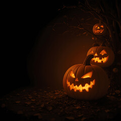 Grinning Glow — Pumpkins in the Dark