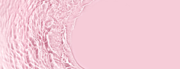 water texture ripple wave clean transparent water drops abstract pink background