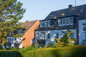 Modernes Wohnhaus, Mehrfamilienhaus, Bremen, Deutschland