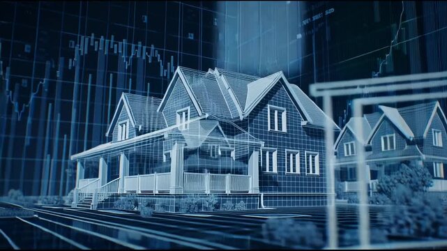 House Data Visualization Motion Graphics