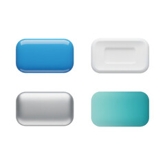 Assorted elegant soap bars mockup with trendy color palette, showcasing hygiene, cleanliness, and modern bathroom aesthetics, perfect for product ads and spa promotions