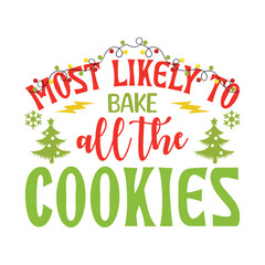 Most likely Bake Cookies Merry Christmas