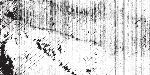 Grunge black white. Monochrome abstract texture. The pattern of cracks, stains, chips, lines for printing. The dark background of vintage elements for design