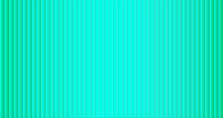 Obraz premium Bright Turquoise Vertical Stripe Gradient Abstract Background
