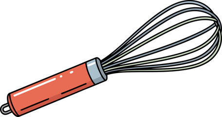 crafting culinary wonders this essential whisk inspires delicious homemade creations, isolated on transparent background