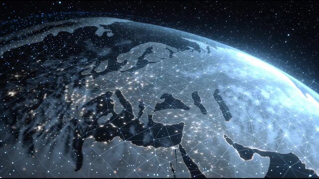 Earth From Space City Lights