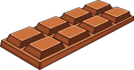 irresistible chocolate bar crafted for breaking, sharing, and pure sweet joy, isolated on transparent background