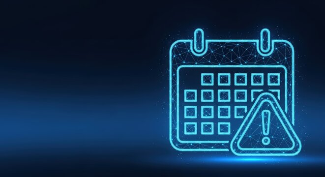 Digital calendar icon for planning and scheduling events