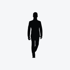 silhouette of a man