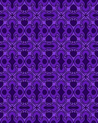 Seamless vintage damask floral pattern illustration vector wallpaper texture.