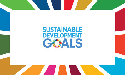 Fototapeta premium Sustainable Development Goals SDG background