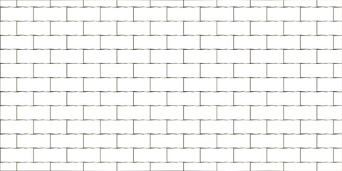 White brick wall background. architecture construction stone block brick wallpaper. seamless building cement concrete wall grunge background.	