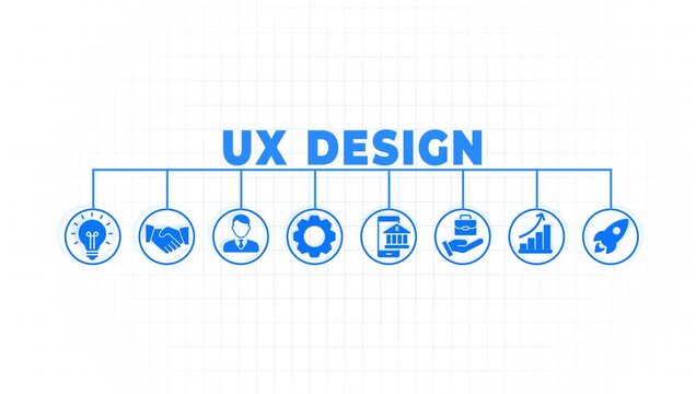 UX Design icon - vector illustration . UX, design, interface, navigation, structure, hci, user, research, accessibility, infographic, template, concept, banner, pictogram, icon set