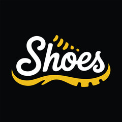 Shoes logo vector, running logo vector template