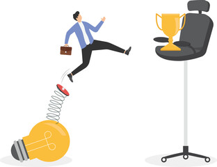 Job promotion requires educational level, positive impact of education on career development concept.
