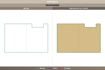 Clipboard dieline designed through vector tracing refining printing surface packaging structure steady die line alignment defines flat form maintaining strong clipboard base