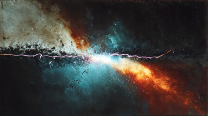 Abstract energy burst