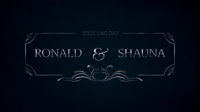 Silver Wedding Title 02