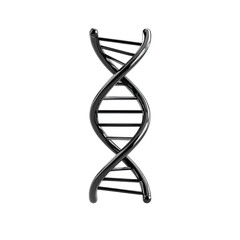 3D rendering of a double helix DNA structure