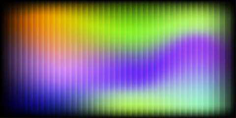 Vibrant abstract background with vertical stripes and smooth gradient blending of rainbow colors. Modern digital texture for design, wallpaper, poster, or futuristic concept art.