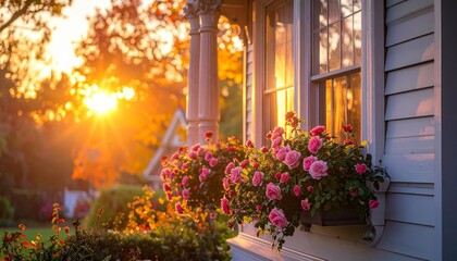 Fototapeta premium Rose Vintage Window