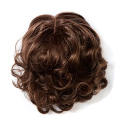 Naklejka premium Stylish and Fashionable Long Hair Wig.