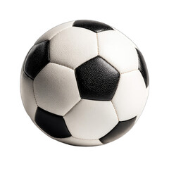 Soccer ball, black and white panels
