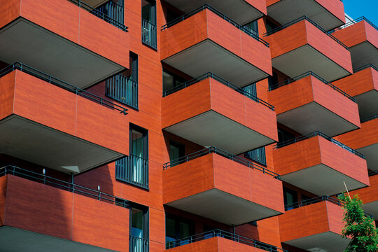 Germany, Hamburg, HafenCity, apartment building