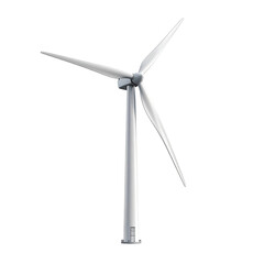 Wind Turbine Power: A modern wind turbine stands tall against the sky, its blades gracefully turning, harnessing the power of wind and representing renewable energy and sustainable resources.