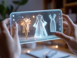 Exploring virtual fashion design through augmented reality on a smartphone