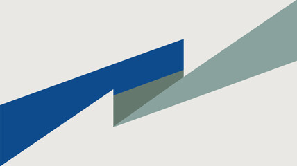 Geometric design featuring blue gray and white angular shapes on a light background abstract art