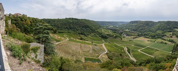 Vue depuis Ch&acirc;teau-Chalon