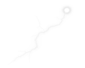 Abstract white lightning bolt overlay with soft glow effect, creating dynamic energy and movement, ideal for creative design projects and visual storytelling
