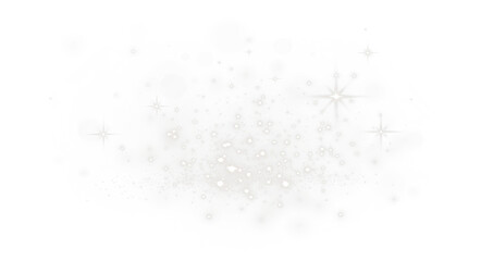 Soft white glittering png overlay with sparkling stars and blurred textures, perfect for enhancing designs, invitations, and festive decorations, creating a magical atmosphere