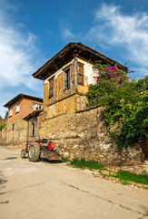 Historical stone houses in the village of Odemiş Birgi
