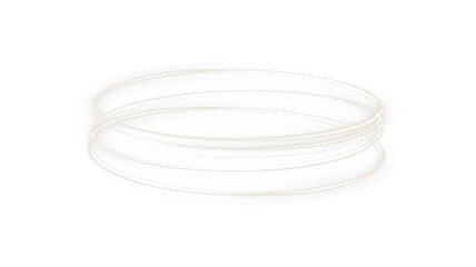 Elegant white bangle bracelets stacked together on a soft gradient background, showcasing a minimalist design with ample copy space for branding or text overlay