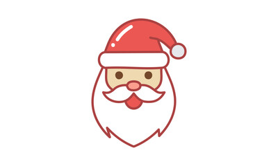 Christmas Icon. Minimal Flat Holiday Symbol Vector
