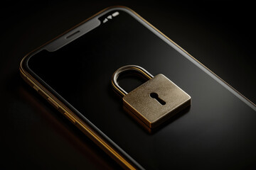 A smartphone screen displays a lock icon with the text "BFCM Digital Confirmed," suggesting digital security and confirmation.